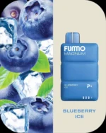 FUMMO Magnum 8000 Puffs IN UAE; Blue Berry Ice; VAPE AREA UAE;