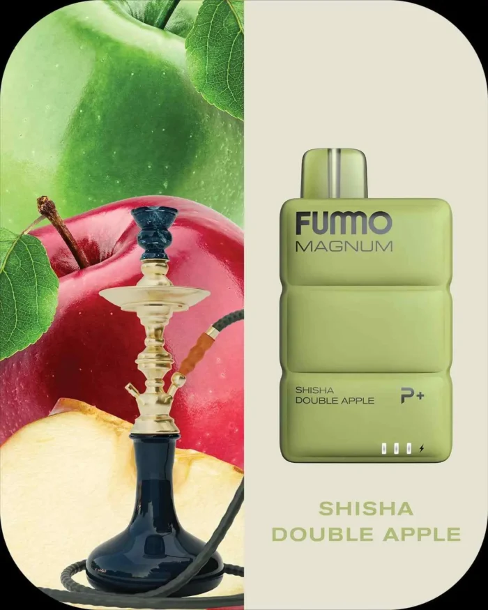 FUMMO Magnum 8000 Puffs IN UAE; Shisha Double Apple; VAPE AREA UAE;