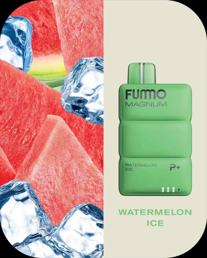 FUMMO Magnum 8000 Puffs IN UAE; watermelon ice; VAPE AREA UAE;