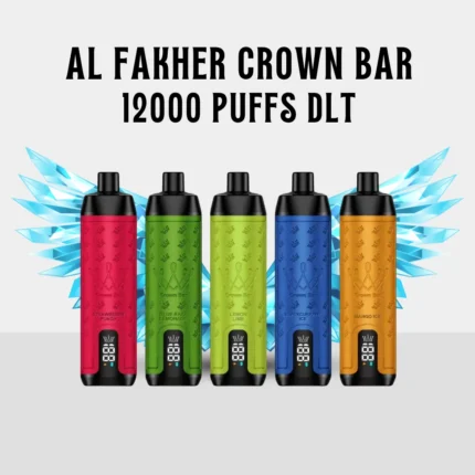 AL FAKHER CROWN BAR 12000 PUFFS DLT; VAPE AREA UAE;