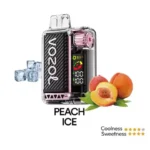 VOZOL Vista 20000 Puffs Disposable Vape; Peach Ice; VAPE AREA UAE;