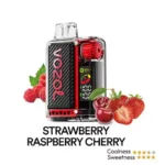 VOZOL Vista 20000 Puffs Disposable Vape; Strawberry Raspberry Cherry; VAPE AREA UAE;